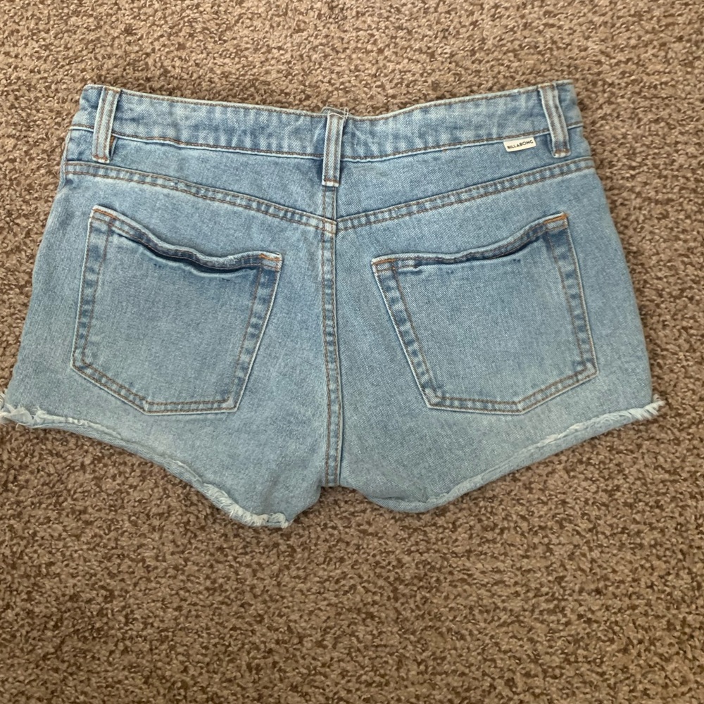 Billabong Drift Away Frayed Denim Shorts - Picture 5 of 6